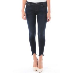 Kut From The Kloth Connie Frayed Skinny Jeans 10